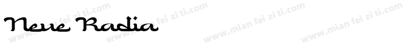 Neue Radia字体转换